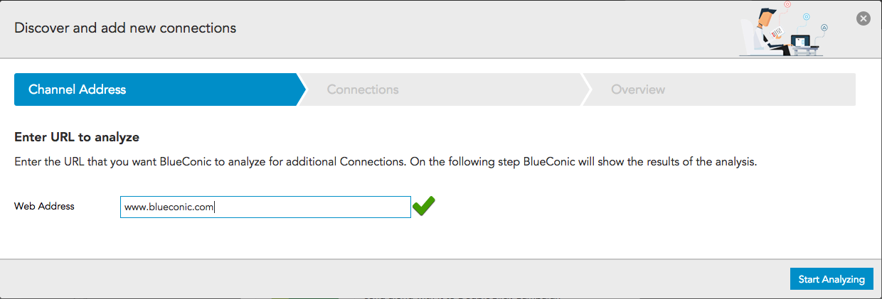How to use the BlueConic discovery wizard to find connections with other marketing technologies