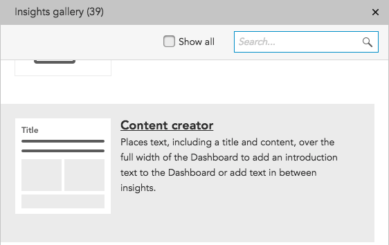 How do I use the Content Creator insight in BlueConic?