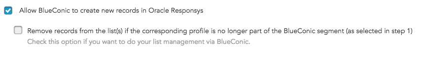 How to exchange customer profile data between Oracle Responsys and BlueConic