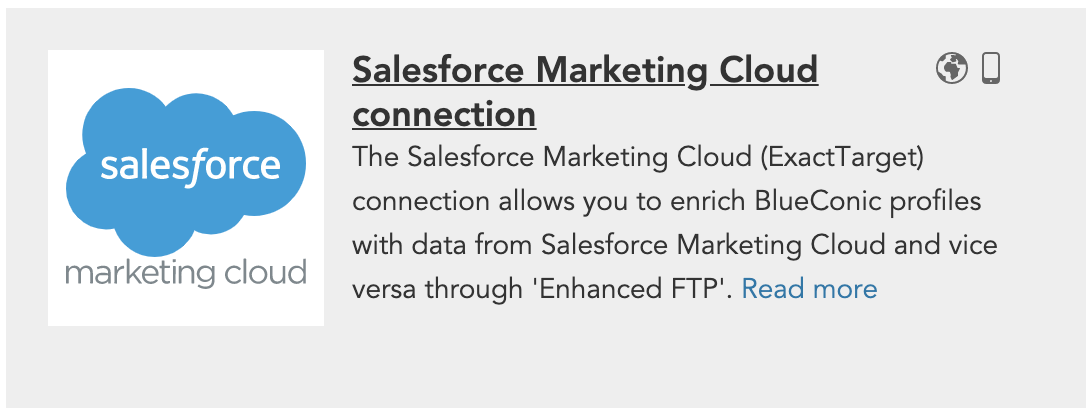 How to connect BlueConic real-time customer profiles by exporting event and profile data to Salesforce
