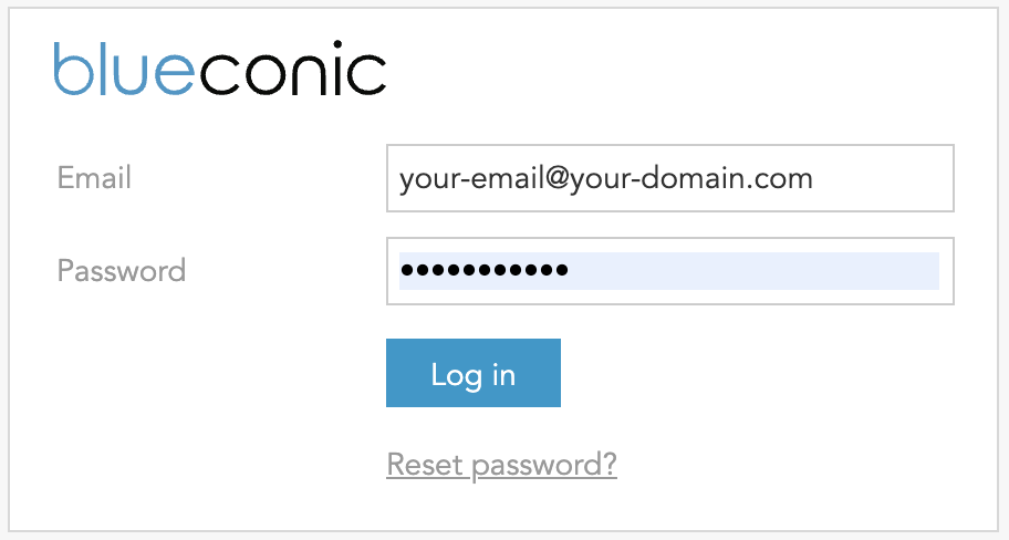 How to log in to BlueConic CDP