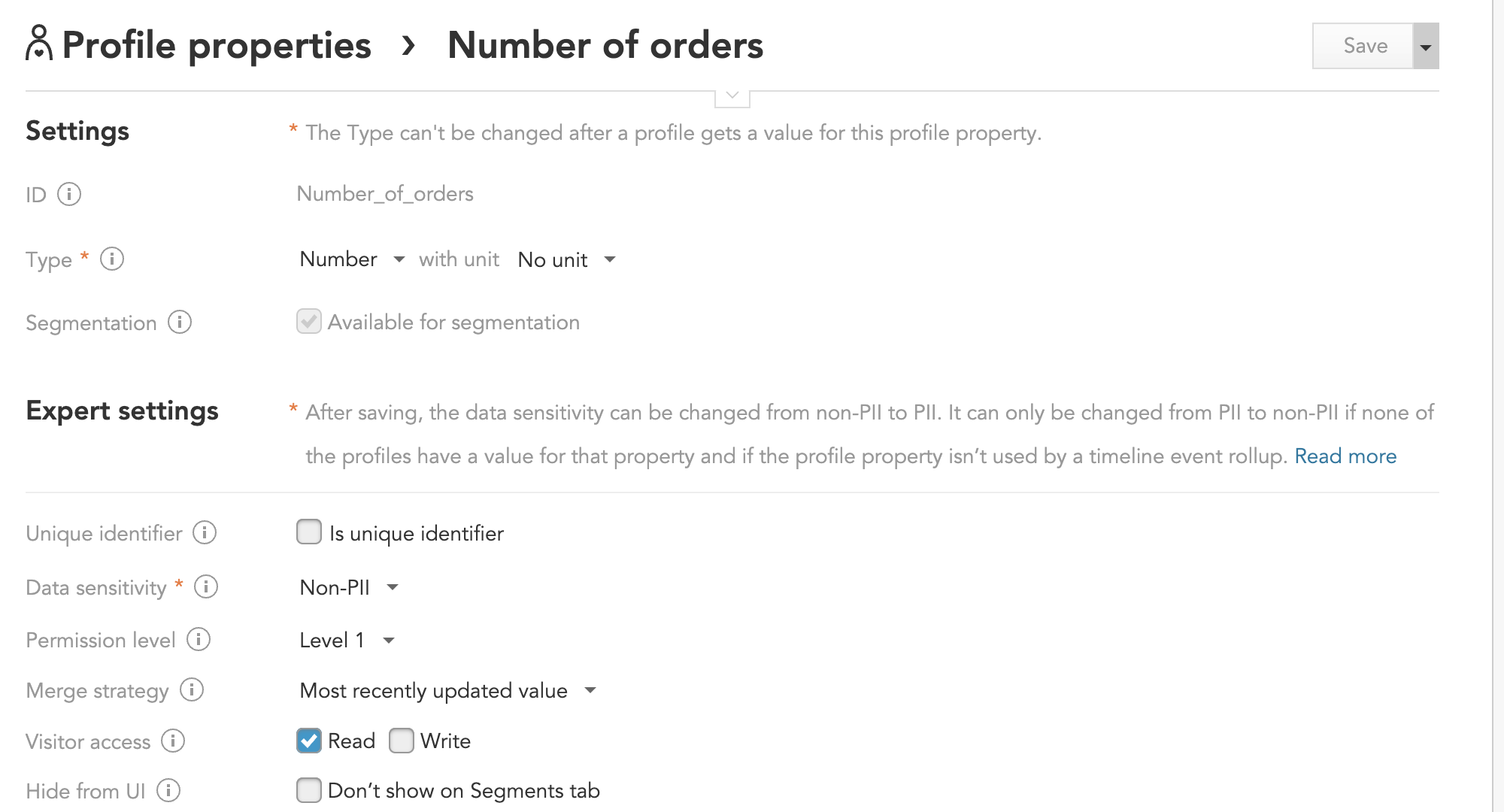 Number of orders profile property.png