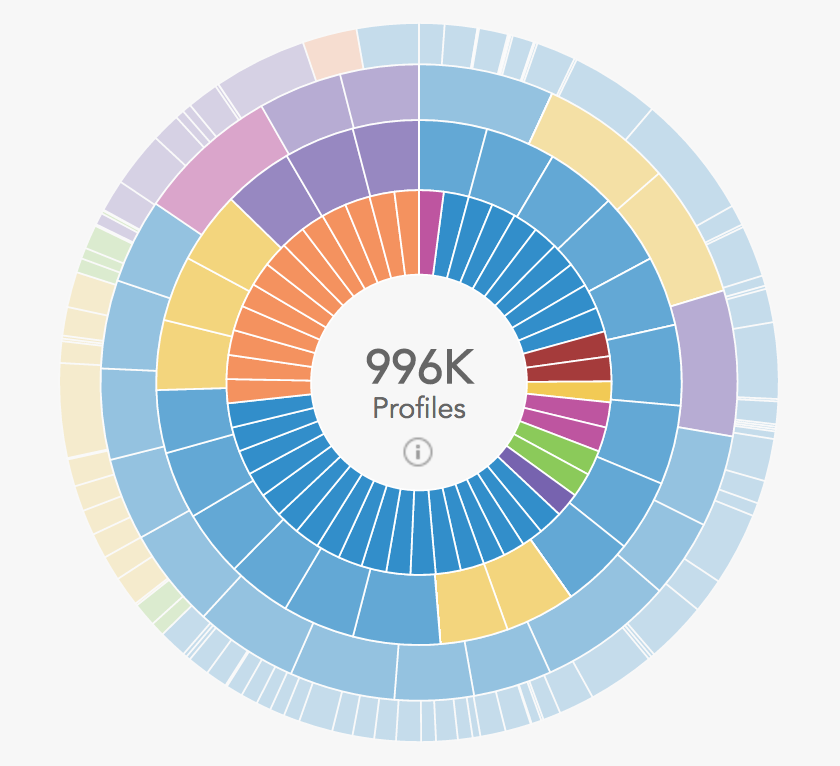 How do I see how many profiles visited my BlueConic site in 24 hours