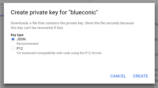How to set up a connection between Google BigQuery and the BlueConic customer data platform