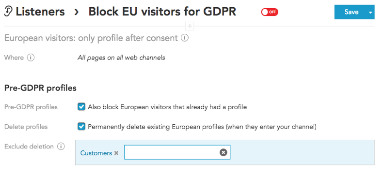 How to manage EU privacy laws and GDPR compliance using BlueConic marketing customer data platform
