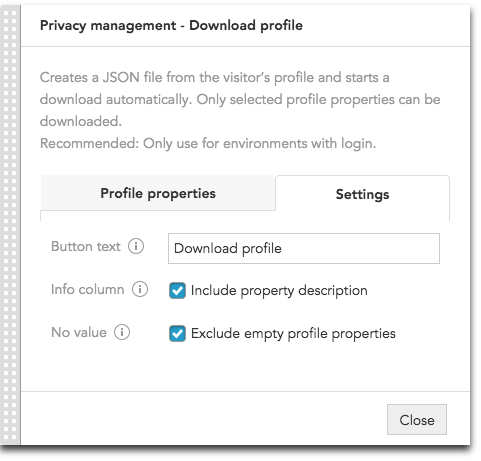 How do I manage BlueConic privacy settings for GDPR and CCPA compliance with a customer data platform?