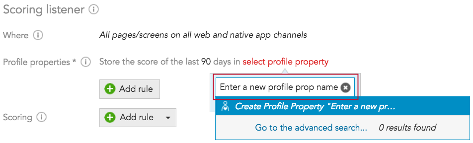 How to use the BlueConic scoring listener to gather customer profile data