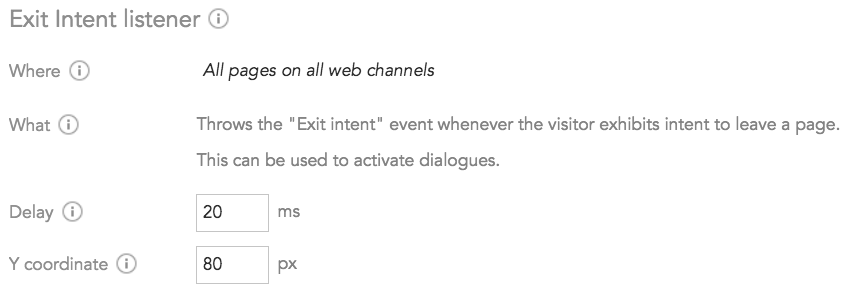 How to prevent customers from leaving the page using an Exit Intent Listener in BlueConic