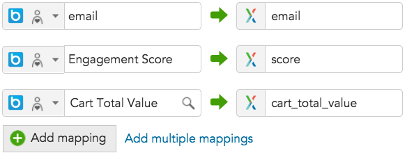 How to map customer profile data between BlueConic and Optimizely X