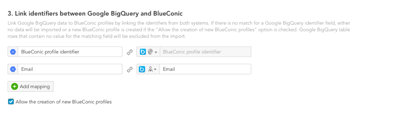 How to sync first-party customer profile data between Google BigQuery and BlueConic