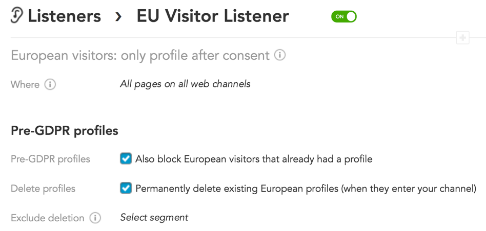 How to enable consent management and privacy controls for GDPR and CCPA compliance with the BlueConic customer data platform