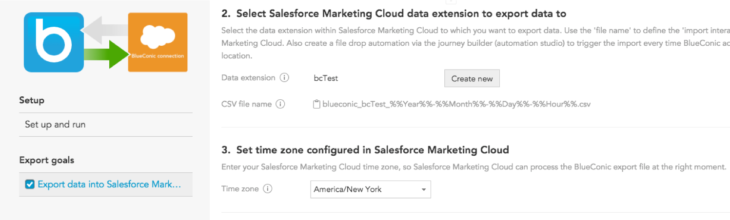 How to sync data between Salesforce Marketing Cloud and BlueConic