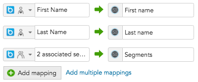 How to map customer data between WhatCounts and BlueConic via SFTP