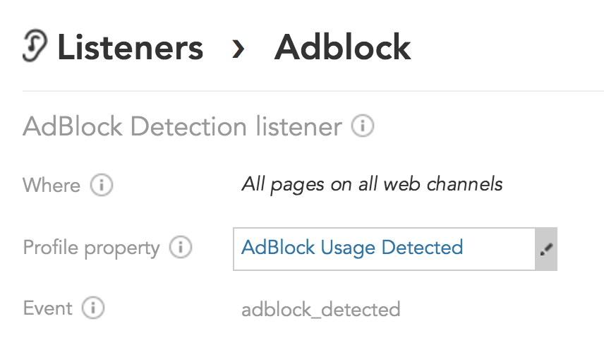 How can I detect customers using AdBlockers so I can deliver marketing messages with BlueConic?