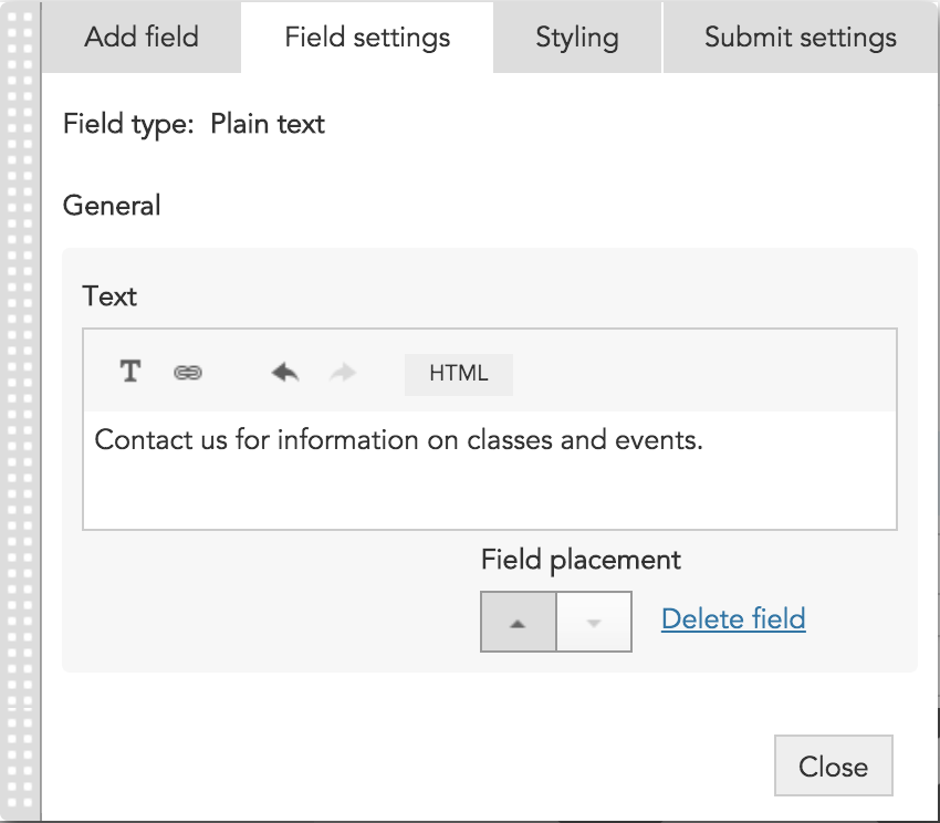 How to add text boxes and form fields to page or app with BlueConic