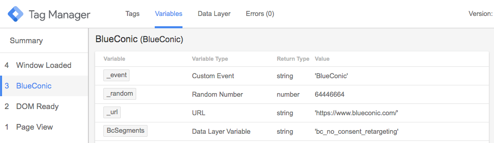 How to use BlueConic segments with Google Tag Manager for GDPR or CCPA privacy and consent management