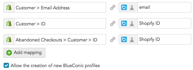 How to import customer profile data from Shopify to BlueConic customer profile properties