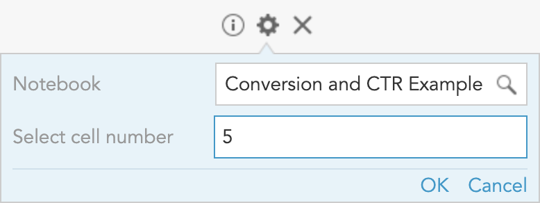 How to configure insights and dashboards for the AI Workbench machine learning notebooks in BlueConic