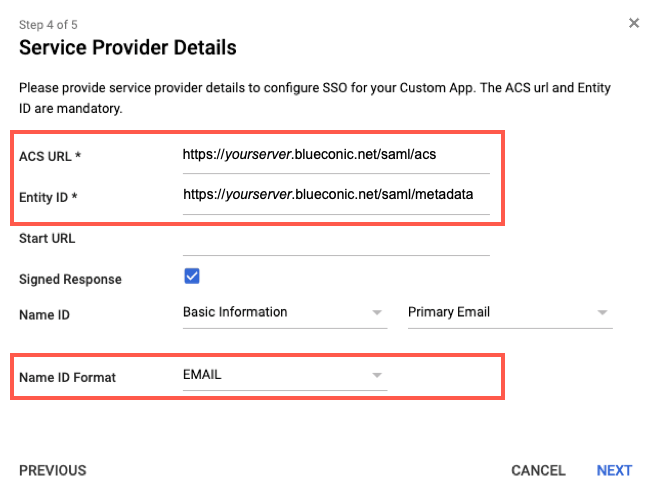 How do I set up SAML and 
Single Sign-On (SSO) for BlueConic users to login via OKTA, OneLogin, or G Suite?