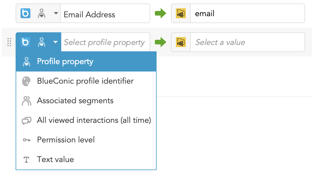 How to export BlueConic customer profile data to Power BI for analysis and reporting