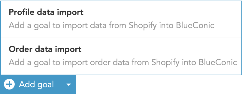How to import Shopify transactions and order data to BlueConic customer profiles and event Timelines
