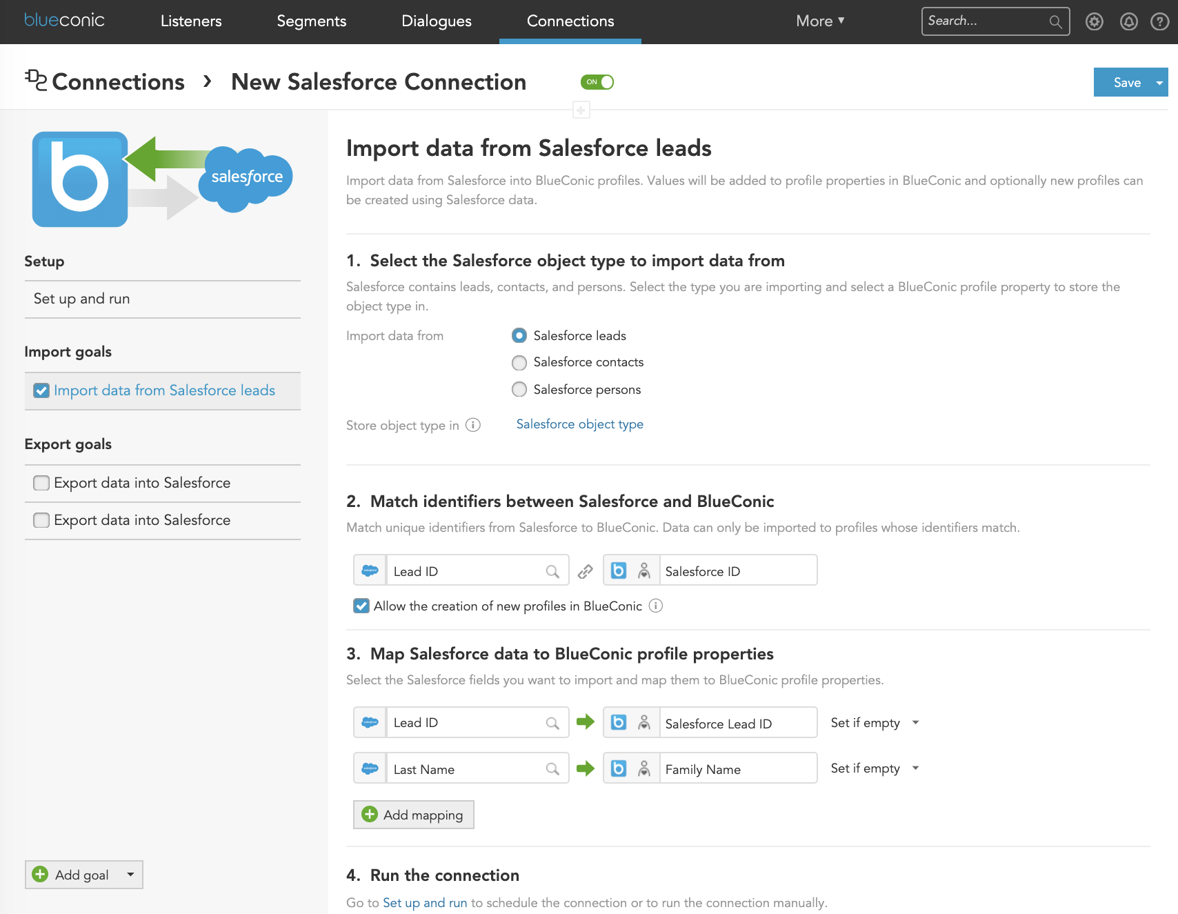How to use the BlueConic CDP to unify customer profiles with Salesforce data