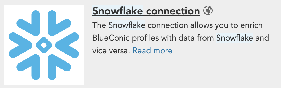 How to create a Snowflake connection in BlueConic to synchronize customer data between the BlueConic CDP and Snowflake data stores