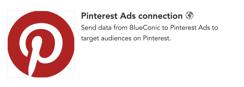 How to create and configure a Pinterest Ads Connection in BlueConic CDP