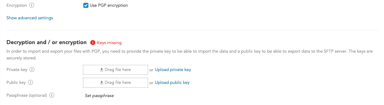 How to configure an Amazon S3 connections with BlueConic using PGP encryption